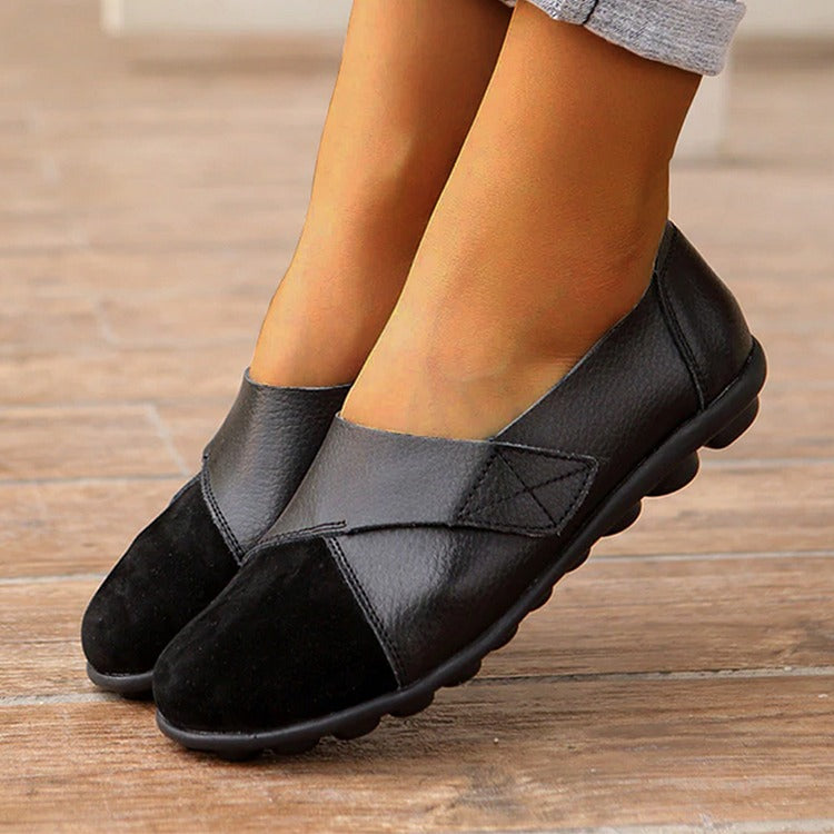 Chaussures orthopédiques en cuir confortables