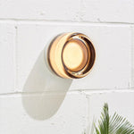 LED Wall Sconce with Textured Glass