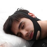 Bandeau de Tête avec Jugulaire pour Ronflement et Apnée - Confortable - Usage Nocturne