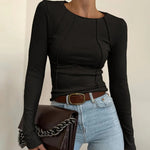 Women's Long Sleeve Top Simple