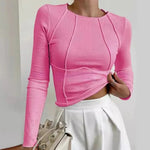 Women's Long Sleeve Top Simple