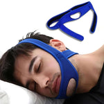 Bandeau de Tête avec Jugulaire pour Ronflement et Apnée - Confortable - Usage Nocturne