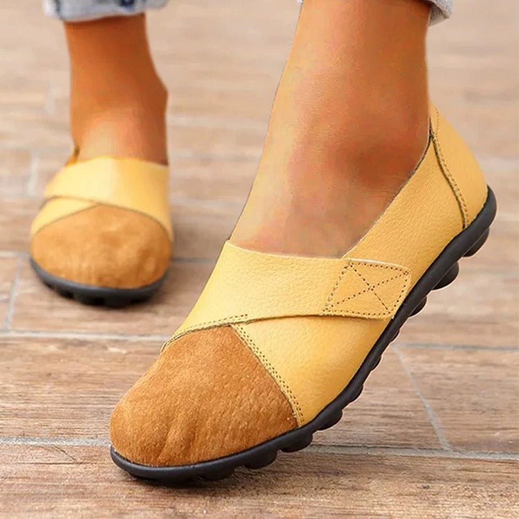 Chaussures orthopédiques en cuir confortables