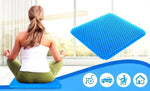 Orthopedic gel seat cushion for pressure relief, tailbone pain, lumbar support, office chair, car, wheelchair