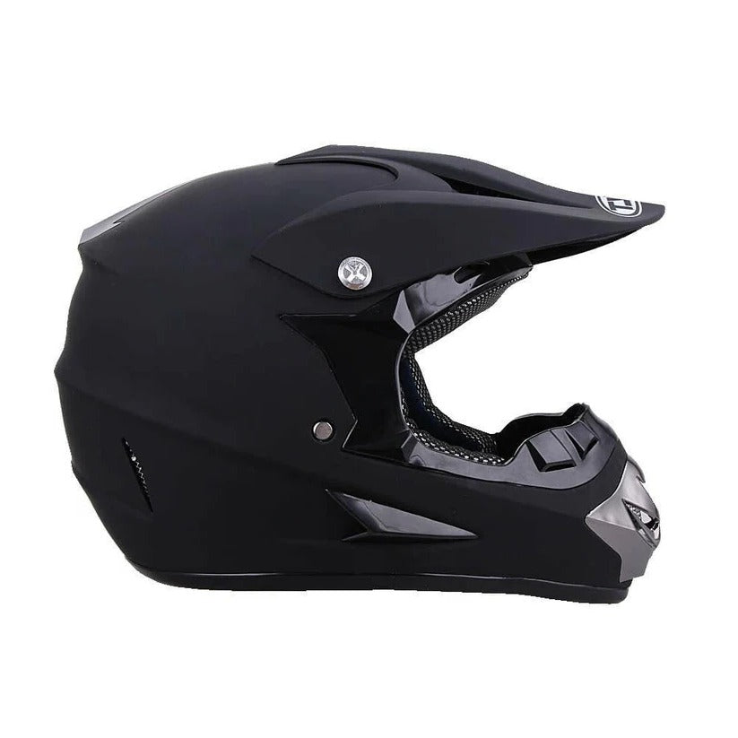 Casque intégral de motoneige avec lunettes