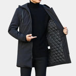 Men's Long Slim Fit Coat