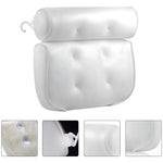 Relaxing bath cushions for head and back