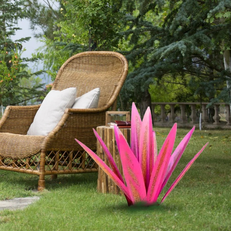 Metal Agave Americana Decor Plant