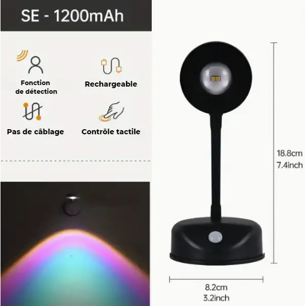 Lampe Murale LED avec Détecteur de Mouvement