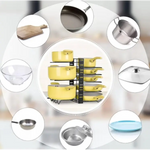 Organisateur Réglable pour Poêles et Casseroles