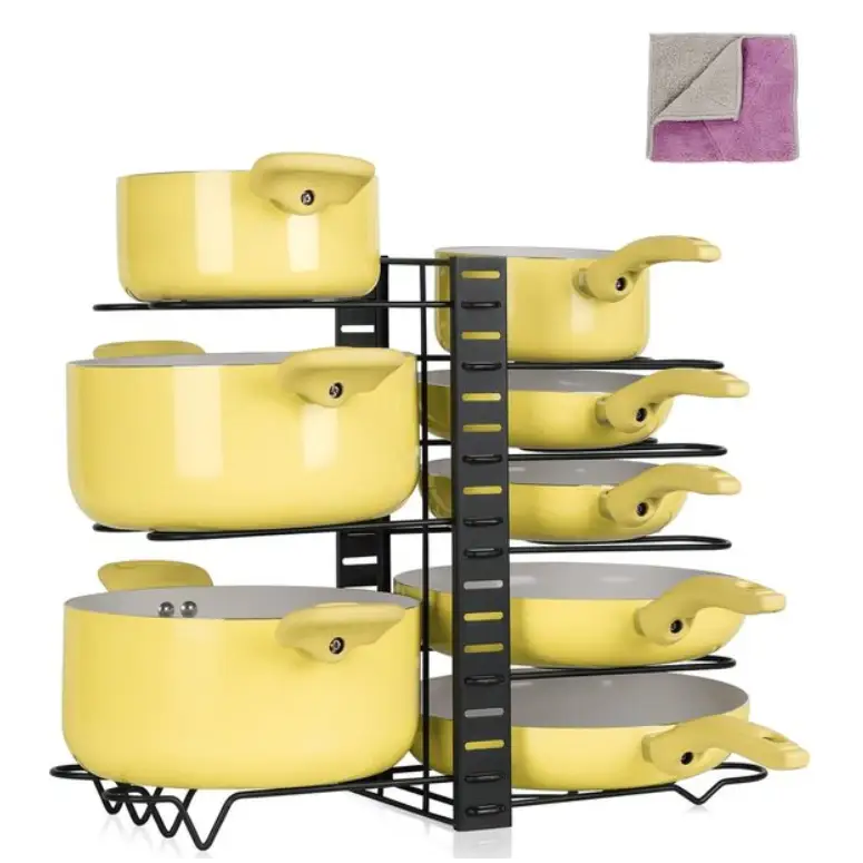 Organisateur Réglable pour Poêles et Casseroles