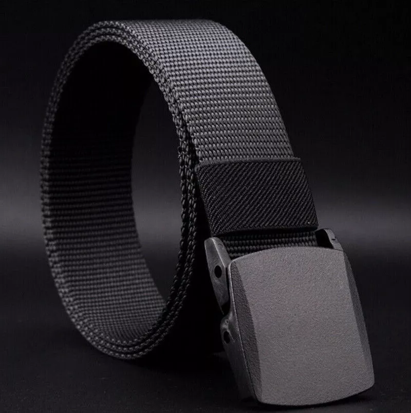 Men's Nylon Canvas Belt with Breathable Webbing