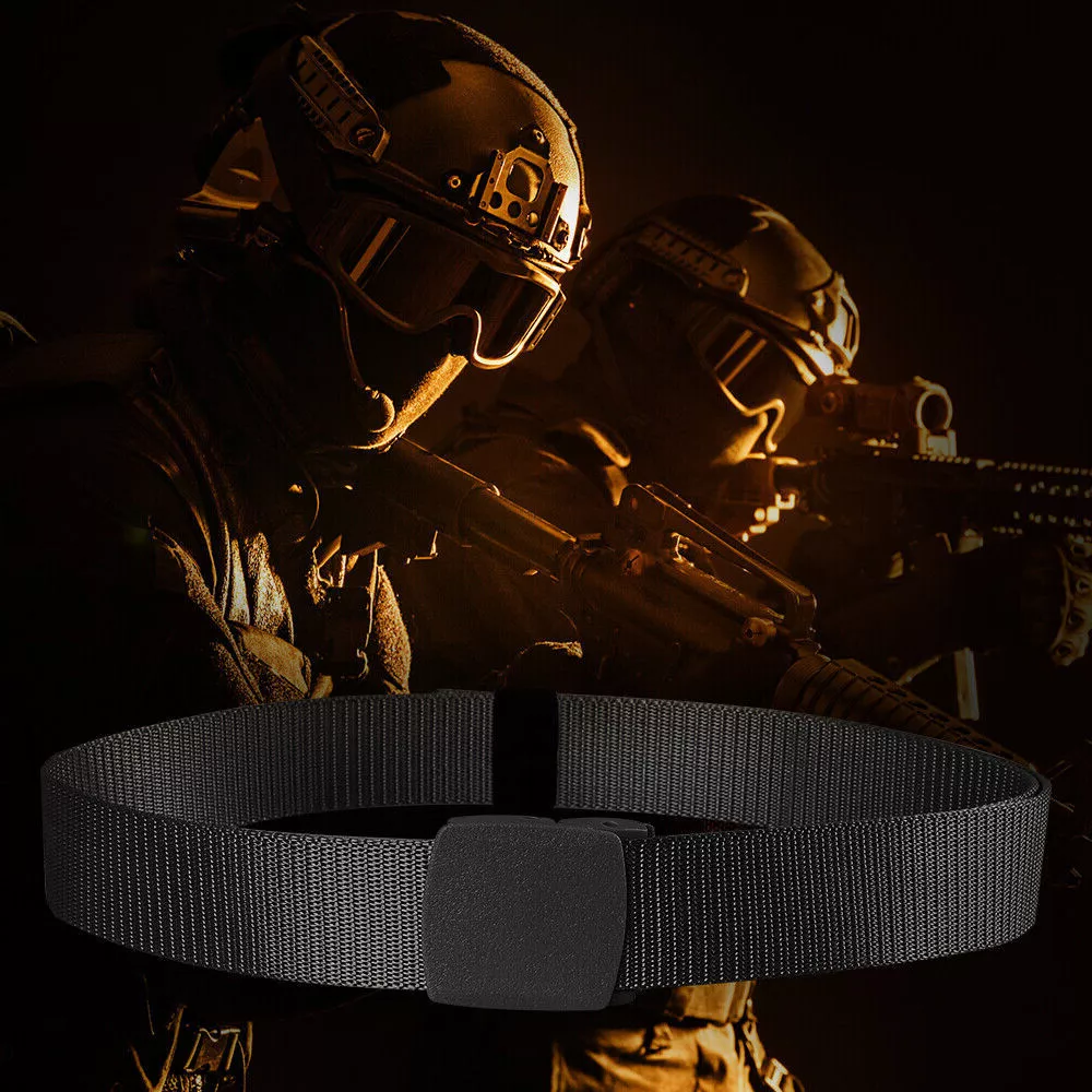 Men's Nylon Canvas Belt with Breathable Webbing
