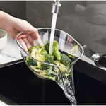 Multifunctional Transparent Drainage and Washing Basket