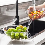 Multifunctional Transparent Drainage and Washing Basket