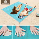 Couverture de plage étanche pour 5-8 adultes, résistante au sable