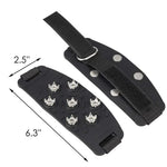 Adjustable non-slip crampons for shoes
