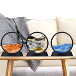 3D Hourglass Temporal Mirage Moving Landscape