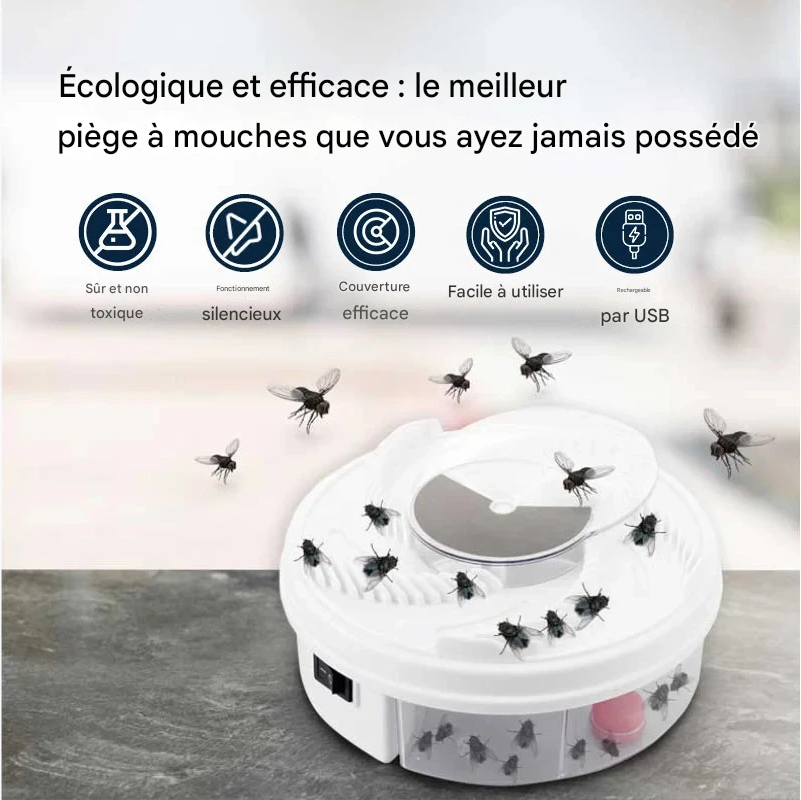 EcoTrappe: Attrape-Mouche Électrique Éco-Friendly