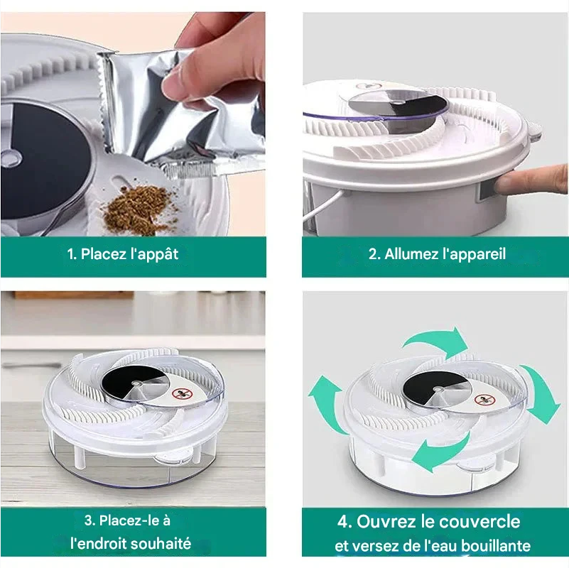 EcoTrappe: Attrape-Mouche Électrique Éco-Friendly