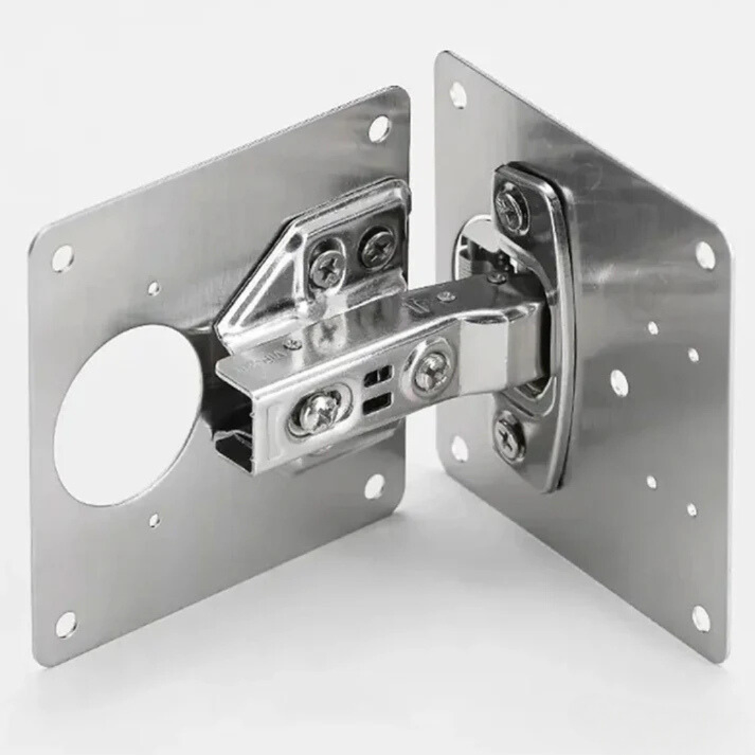 Kit Réparation Charnières Acier Inox Fix'Armoire 4 pcs