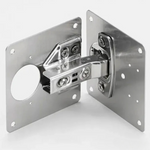 Kit Réparation Charnières Acier Inox Fix'Armoire 4 pcs