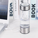 Bouteille d'eau alcaline rechargeable à hydrogène