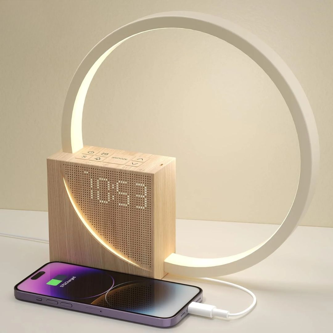 Energizing Alarm Clock Relaxing Night Light Soothing Dawn