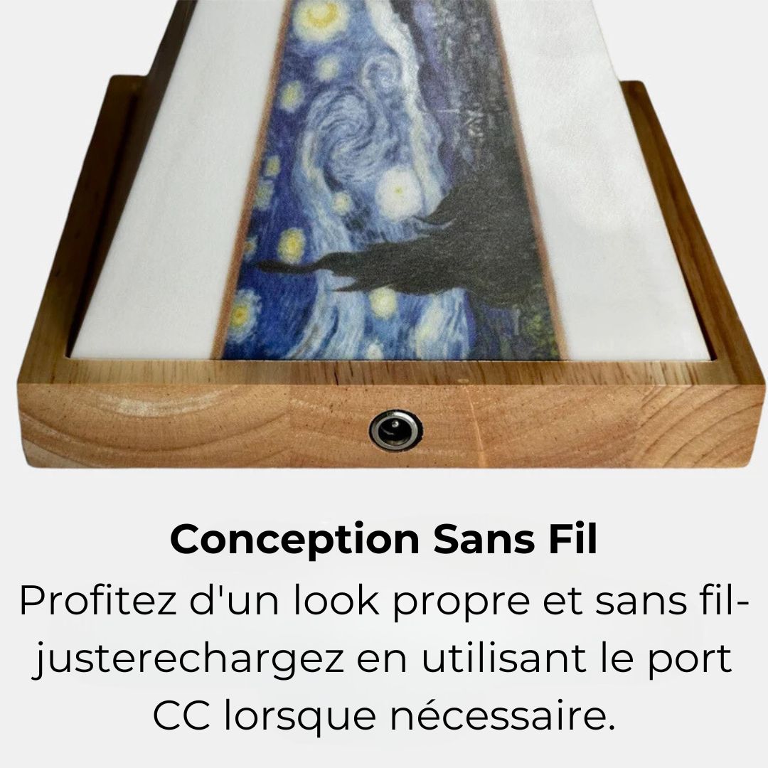 Lampe Murale 3D ArtLumière Rechargeable Artistique