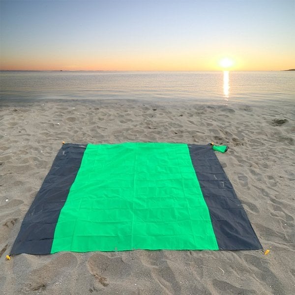 Couverture de plage étanche pour 5-8 adultes, résistante au sable
