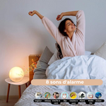 Light Alarm Clock with Sunrise and Sunset Simulation