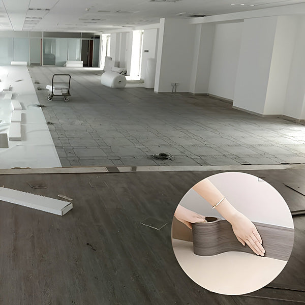 Self-adhesive Wall Baseboards for an Easy Wall Style