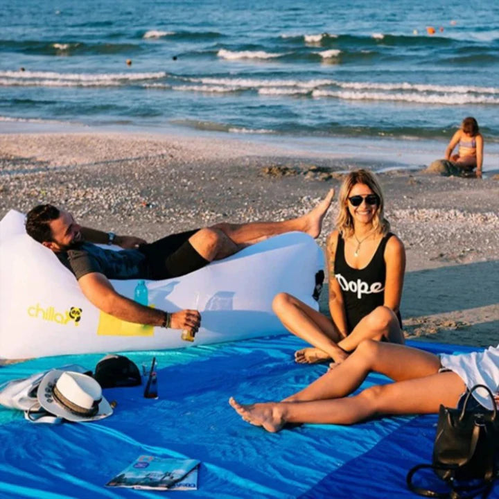 Couverture de plage étanche pour 5-8 adultes, résistante au sable