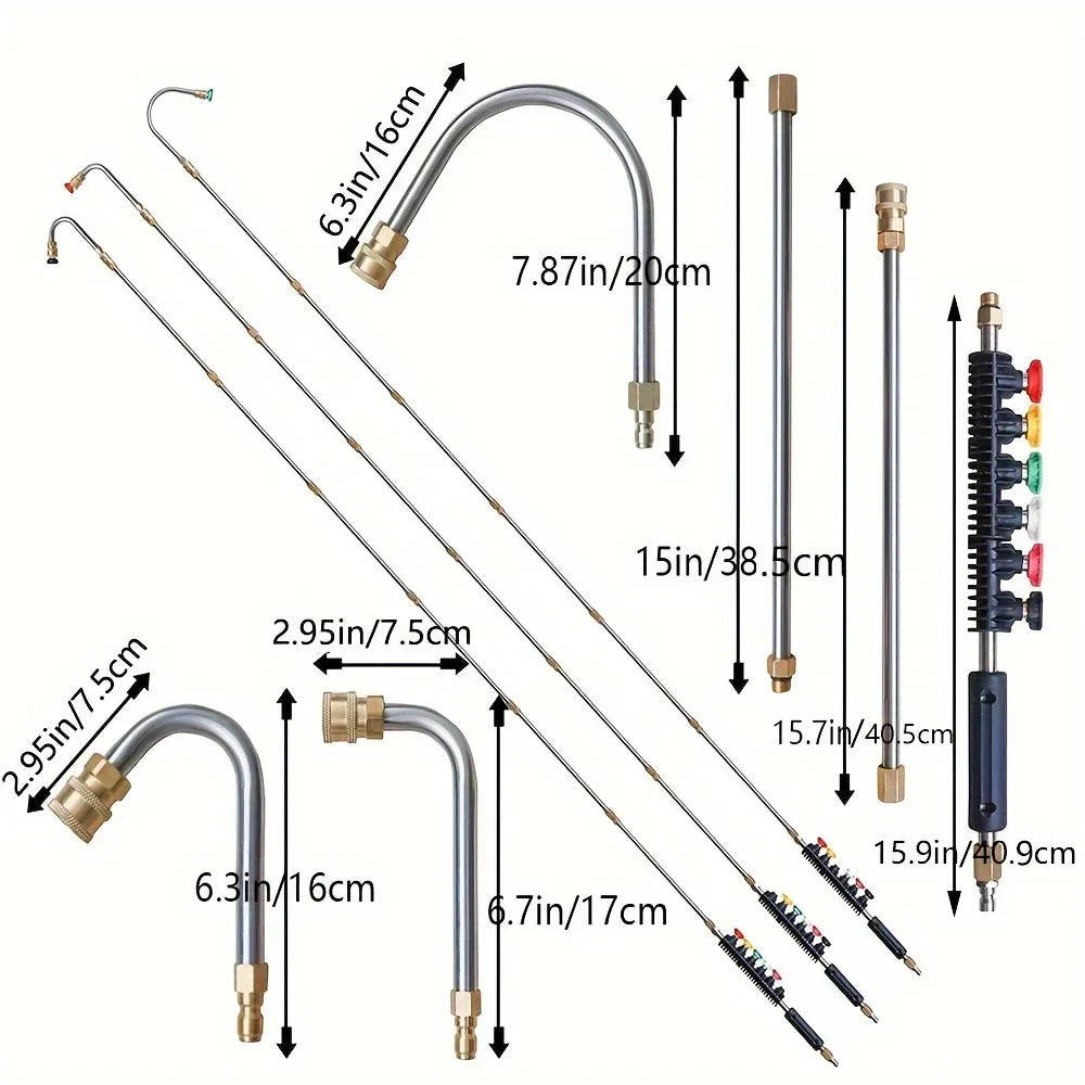 4000 PSI Telescoping Wand for Gutter, Roof, Wall Cleaning