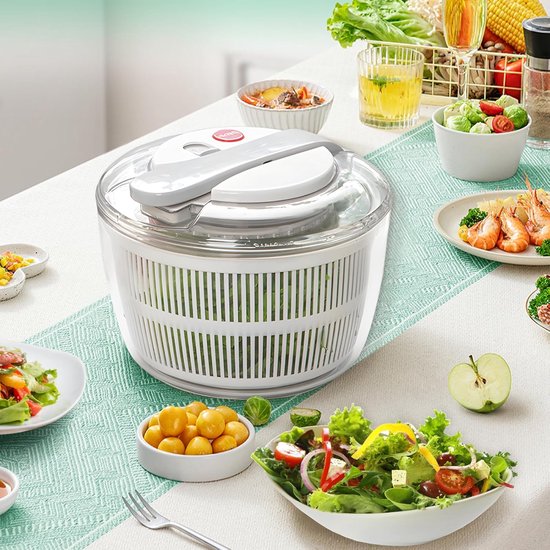 Essoreuse Salade 5L Multifonction Lave et Sèche