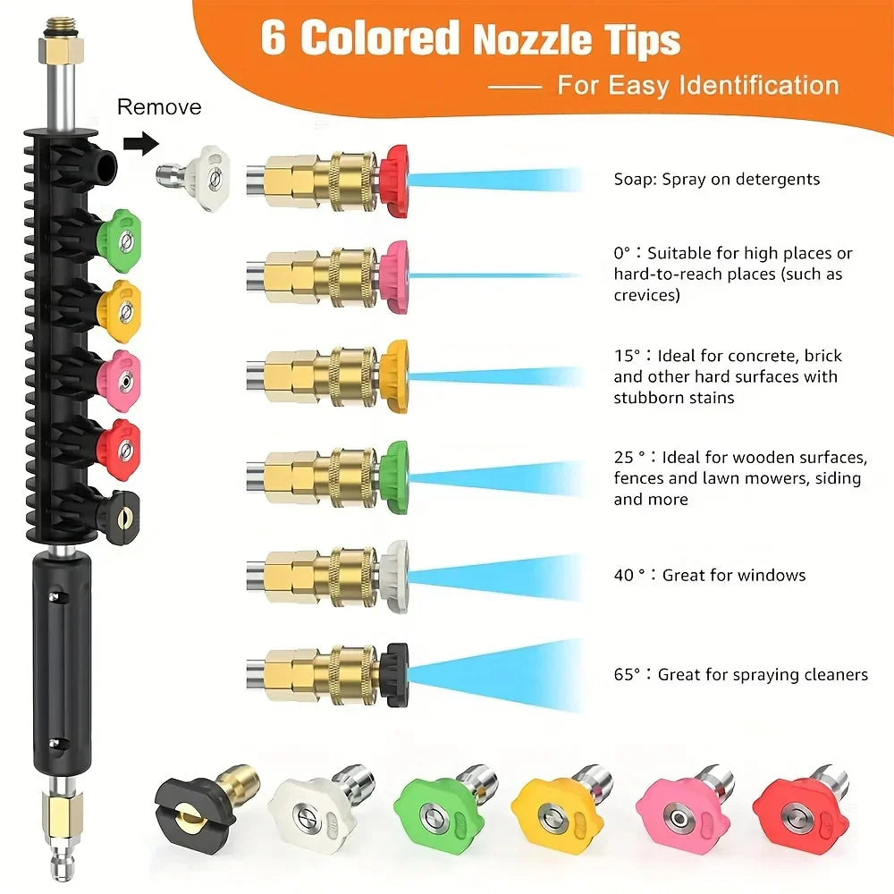 4000 PSI Telescoping Wand for Gutter, Roof, Wall Cleaning