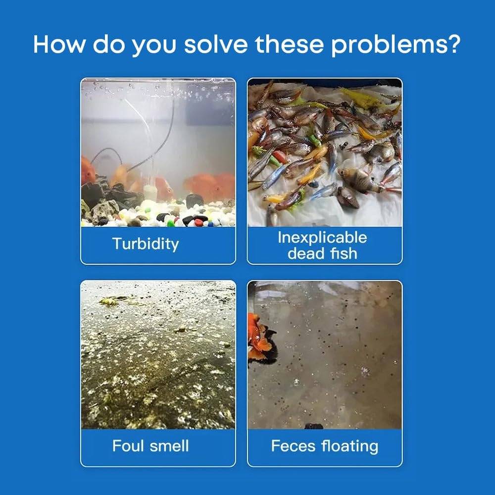 3-Pack Fish Tank Cleaning Solution