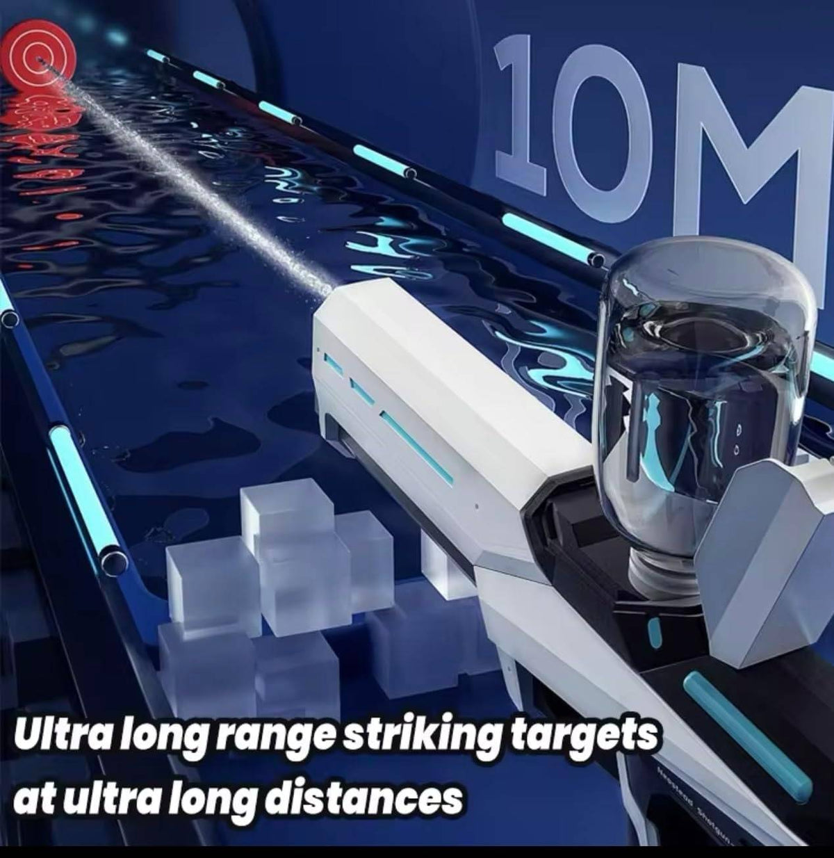 Rechargeable wireless water gun