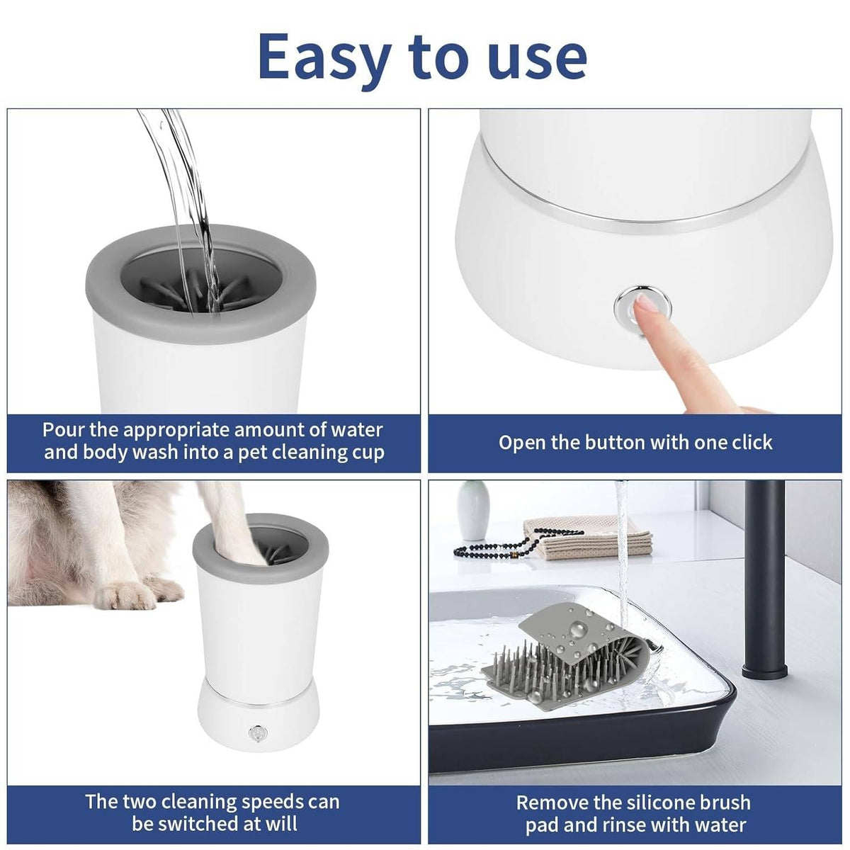 Automatic Cleaner for Dog Paws