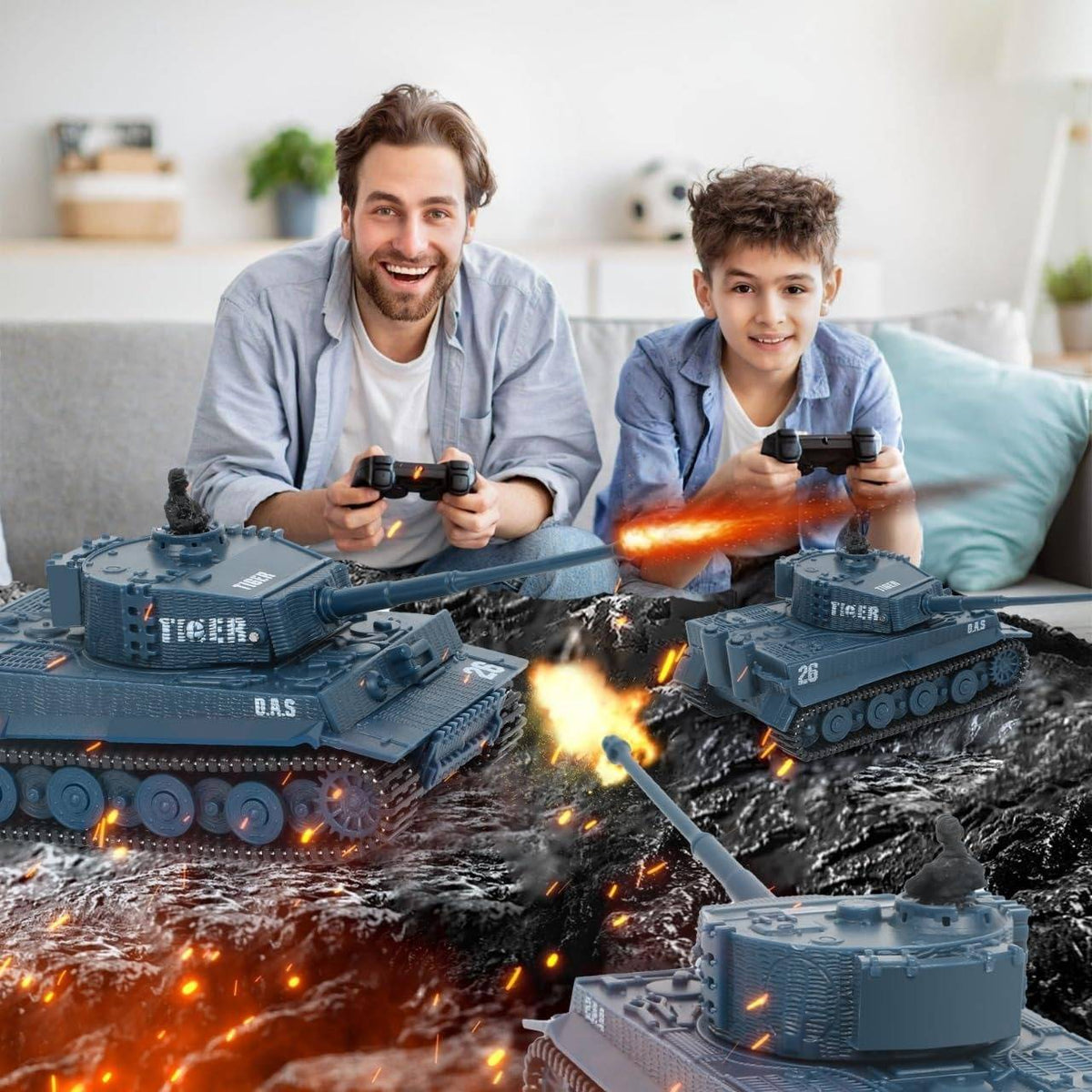 Char télécommandé