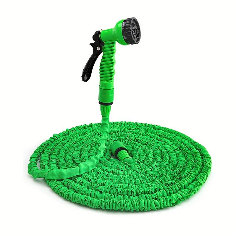 Flexible expandable hose with 7 functions and nozzle