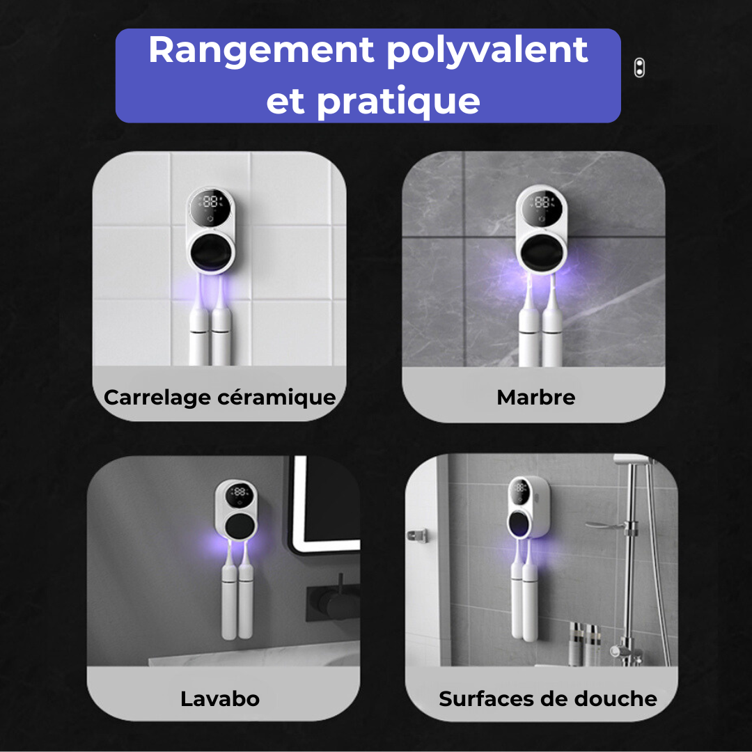 Stérilisateur UV Brosse à Dents - Stérilisation Sans Contact Efficace