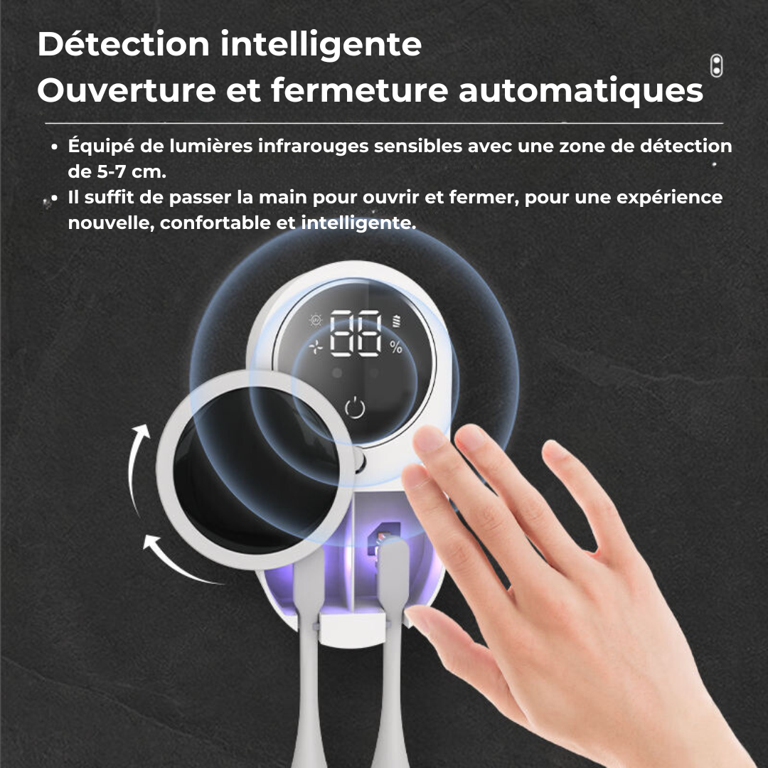 Stérilisateur UV Brosse à Dents - Stérilisation Sans Contact Efficace