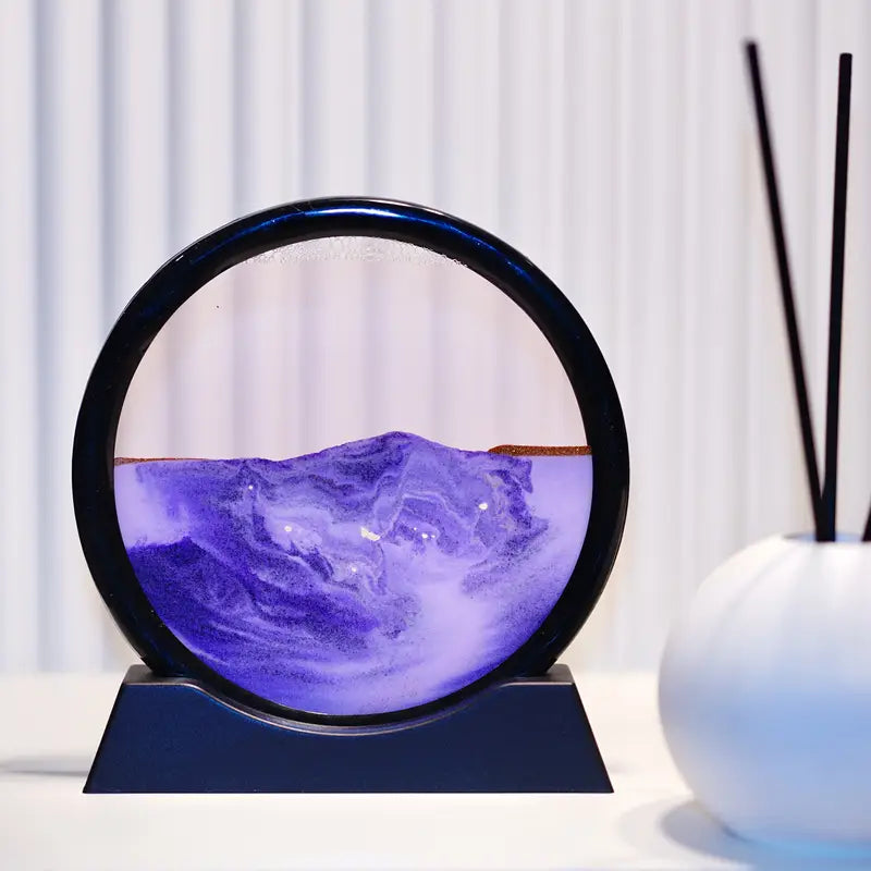 3D Hourglass Temporal Mirage Moving Landscape