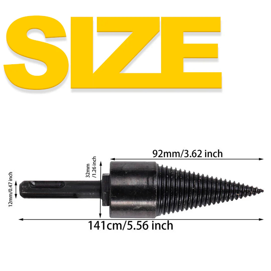 Log Splitter Drill Bit for Wood