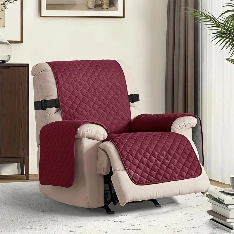 Housse de Fauteuil Extensible Antidérapante Confort Premium