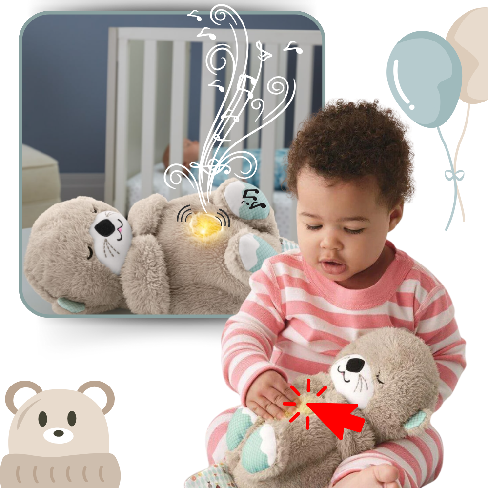 Otter Plush Toy with Uterus Comfort Feature