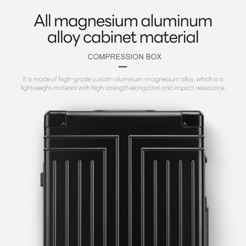 24-Inch Magnesium Alloy Wheeled Travel Case - Durable