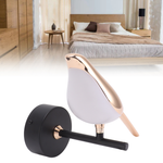 Golden Bird Wall Sconce - Contemporary Indoor Light Sculpture