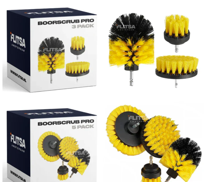 Kit de Nettoyage Ultra-Efficace Drill Brush PowerScrub